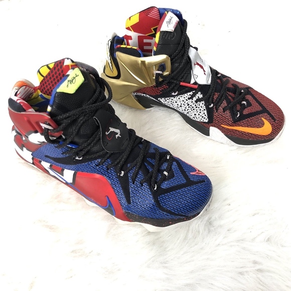 nike lebron 12 multicolor